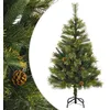 Image de vidaXL Sapin de Noël artificiel articulé avec pommes de pin 120 cm357700