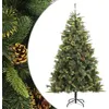 Image de vidaXL Sapin de Noël artificiel articulé avec pommes de pin 240 cm357704