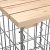 Image de Vidaxl Banc De Jardin Design De Gabion 103x44x42 Cm Bois Massif De Pin