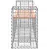 Image de vidaXL Vidaxl Banc De Jardin Design Gabion 183x41x60,5 Cm Bois Massif Douglas