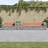 Image de vidaXL Vidaxl Banc De Jardin Avec Panier En Gabion Bois Massif De Douglas