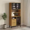 Image de vidaXL Buffet haut FLAM 80x40x180 cm bois massif de pin
