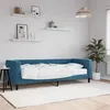 Image de vidaXL Lit de jour avec matelas bleu 80x200 cm velours