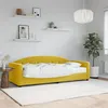 Image de vidaXL Lit de jour avec matelas jaune 80x200 cm velours