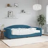Image de vidaXL Lit de jour avec matelas bleu 100x200 cm velours