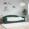 Image de vidaXL Lit de jour avec matelas vert foncé 100x200 cm velours