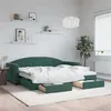 Image de vidaXL Lit de jour avec gigogne et tiroirs sans matelas 90x200 cm3197351