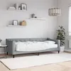 Image de vidaXL Lit de jour avec matelas gris clair 80x200 cm tissu3197403