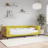 Image de vidaXL Vidaxl Lit De Jour Avec Matelas Jaune 100x200 Cm Velours