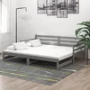 Image de vidaXL Lit de jour avec lit gigogne et matelas noir 100x200 cm velours