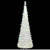 Image de vidaXL Sapin de Noël artificiel escamotable 150 LED blanc 180 cm