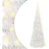 Image de vidaXL Sapin de Noël artificiel escamotable 200 LED blanc 210 cm