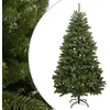 Image de vidaXL Sapin de Noël artificiel à charnières avec support vert 240 cm