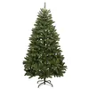 Image de vidaXL Sapin de Noël artificiel à charnières avec support vert 300 cm