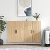 Image de vidaXL Armoires murales 2 pcs chêne sonoma bois d'ingénierie3197892