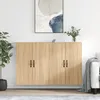 Image de vidaXL Armoires murales 2 pcs chÃªne sonoma bois d'ingÃ©nierie