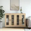 Image de vidaXL Armoires murales 2 pcs chêne sonoma bois d'ingénierie3197907