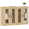 Image de vidaXL Armoires murales 2 pcs chÃªne sonoma bois d'ingÃ©nierie