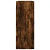 Image de vidaXL Armoires murales 2 pcs chÃªne fumÃ© bois d'ingÃ©nierie