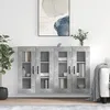 Image de vidaXL Armoires murales 2 pcs gris bÃ©ton bois d'ingÃ©nierie