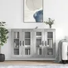Image de vidaXL Armoires murales 2 pcs sonoma gris bois d'ingÃ©nierie