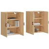 Image de vidaXL Armoires murales 2 pcs chêne sonoma bois d'ingénierie