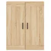 Image de vidaXL Armoires murales 2 pcs chÃªne sonoma bois d'ingÃ©nierie