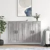 Image de vidaXL Armoires murales 2 pcs sonoma gris bois d'ingénierie3198031