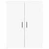 Image de vidaXL Armoires murales 2 pcs blanc bois d'ingÃ©nierie