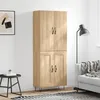 Image de Vidaxl Buffet Haut ChÂ¿Âºne Sonoma 69,5x34x180 Cm Bois D'ingÂ¿Â¿Nierie