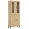 Image de Vidaxl Buffet Haut ChÃªne Sonoma 69,5x34x180 Cm Bois D'ingÃ©nierie