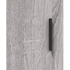 Image de vidaXL Buffet haut Sonoma gris 69,5x34x180 cm Bois d'ingÃ©nierie