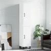 Image de vidaXL Buffet haut Blanc 34,5x34x180 cm Bois d'ingénierie3198809