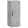 Image de vidaXL Vidaxl Buffet Haut Gris Béton 34,5x34x180 Cm Bois D'ingénierie