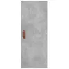 Image de vidaXL Vidaxl Buffet Haut Gris Béton 34,5x34x180 Cm Bois D'ingénierie