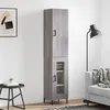 Image de vidaXL Buffet haut Sonoma gris 34,5x34x180 cm Bois d'ingénierie3199047