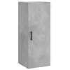 Image de vidaXL Buffet haut Gris bÃ©ton 34,5x34x180 cm Bois d'ingÃ©nierie