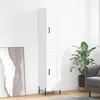 Image de vidaXL Buffet haut Blanc 34,5x34x180 cm Bois d'ingénierie3199113