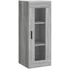Image de vidaXL Buffet haut Sonoma gris 34,5x34x180 cm Bois d'ingÃ©nierie