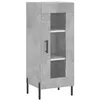 Image de vidaXL Buffet haut Gris bÃ©ton 34,5x34x180 cm Bois d'ingÃ©nierie