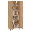 Image de vidaXL Buffet haut Chêne sonoma 69,5x34x180 cm Bois d'ingénierie