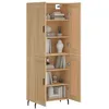 Image de Vidaxl Buffet Haut ChÃªne Sonoma 69,5x34x180 Cm Bois D'ingÃ©nierie