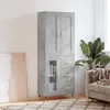 Image de vidaXL Buffet haut Gris bÃ©ton 69,5x34x180 cm Bois d'ingÃ©nierie