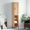 Image de vidaXL Buffet haut Chêne sonoma 34,5x34x180 cm Bois d'ingénierie3200324