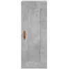 Image de vidaXL Buffet haut Gris bÃ©ton 34,5x34x180 cm Bois d'ingÃ©nierie