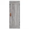 Image de vidaXL Buffet haut Sonoma gris 34,5x34x180 cm Bois d'ingÃ©nierie