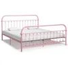 Image de vidaXL Lit Ã  sommier tapissier avec matelas Noir 90x190 cm Tissu
