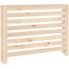 Image de Cache-Radiateur Avec Design De Flux D'air Thermique & ÃtagÃ¨re 108,5x19x84 Cm Bois Massif Pin