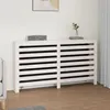 Image de vidaXL Cache-radiateur Blanc 153x19x84 cm Bois massif de pin822602