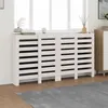 Image de vidaXL Cache-radiateur Blanc 210x21x85 cm Bois massif de pin822612